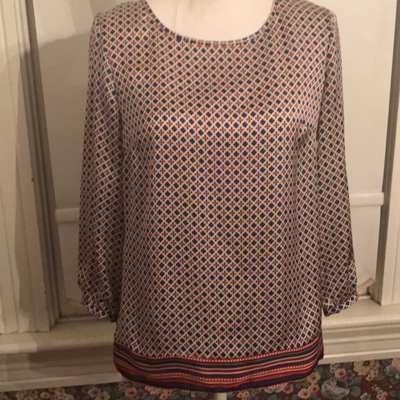 EUC Merona Shirt Size Small with a cute print A1 - Picture 1 of 6